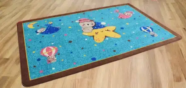 Hush Little Baby Bear Sleeping Nursery Rug 2