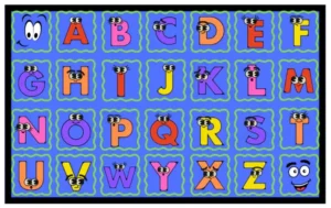 Alphabet ABC Educational Rug