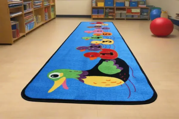 Ducks In A Row Counting Rug 3