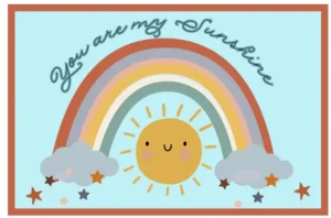You Are My Sunshine Classroom Rug