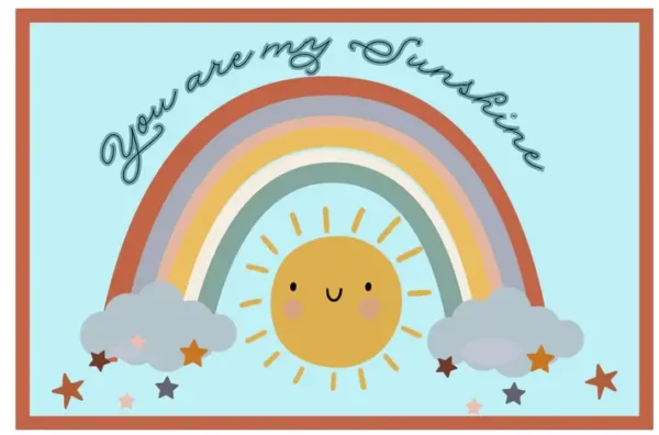 You Are My Sunshine Classroom Rug
